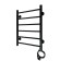 Electric towel "Sanprise" Aurora P6, 400x600 mm, universal, black