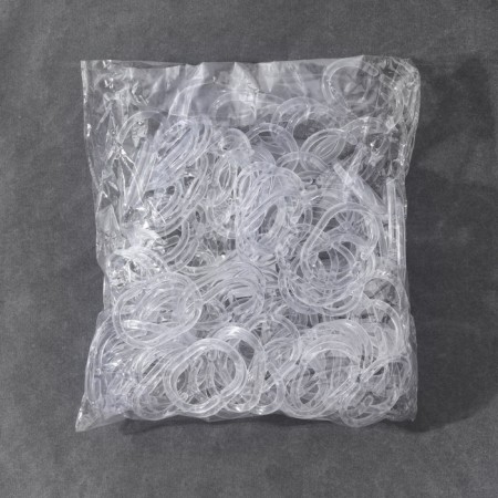 Oval for curtains 5.5*3.6*0.5cm (FAS 120pcs Price per pcs) Plastic transparent-2