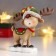 Polystone souvenir "Losik in a cap sliding in the eyes" MIX 11x5.5x11 cm