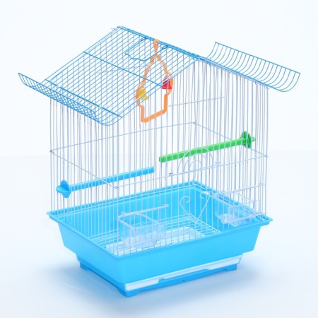 Poultry cell equipped BD-1/1D, 30 x 23 x 39 cm, blue (packing 12 pcs)-3