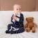 Combineson children's minku, blue color, height 80-86 cm