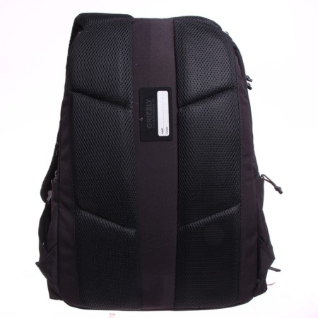 Youth backpack 44 x 28 x 23 cm, ergonomic back, laptop compartment, Grizzly 335, black/gray RU-335-3_3-5