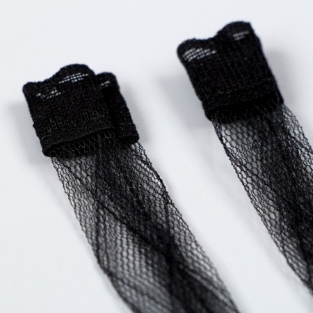 Golfs for the doll openwork, black color-5