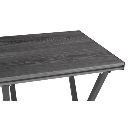 Folding stool "Lounge Light", 300 × 300 × 450 mm, DPP gray / frame metal black matte-5
