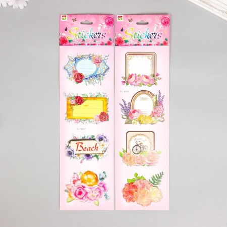Stick Paper "Flowers with flowers" MIX 43x12 cm