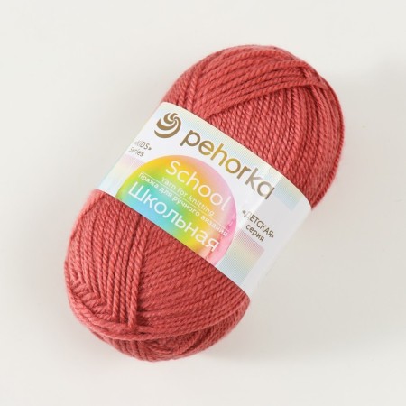 School yarn 100% acrylic 150m/50g (185 earth)-1