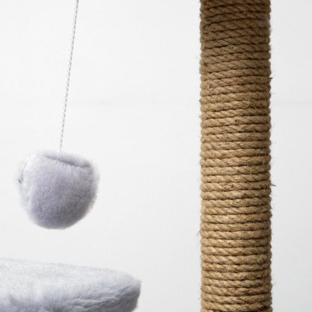 Cat house with a claw, square, 3x-storey, 45 × 47 × 75 cm, gray-4