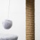 Cat house with a claw, square, 3x-storey, 45 × 47 × 75 cm, gray