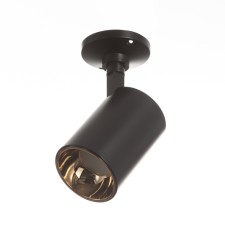 Rum Lamp GU10 10W black and gold 8x18x14 cm