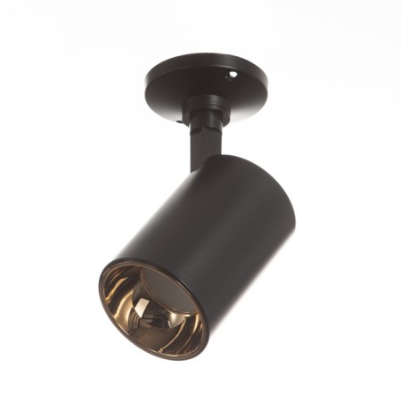Rum Lamp GU10 10W black and gold 8x18x14 cm