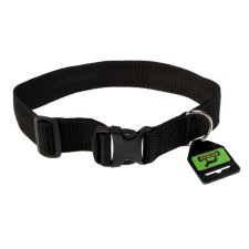 Collar with fastx and half-ring, 45-70 x 4 cm, kapron, mix