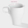 Coramic deed COFFEE BREAK, 280 ml, white color