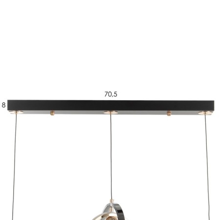 Bayerlux Lamp Haiphi 87W LED chrome 37x6x26.5cm-3