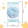Claiming for crawling protective, set 2 pcs., Blue color, from 6 months, crumb I