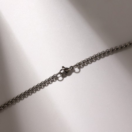 Pendant "Heart" elongated, color silver, 70 cm-2