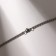 Pendant "Heart" elongated, color silver, 70 cm
