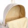 Youth backpack on lightning, 3 pockets, white color