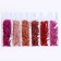 Glass chips for epoxy resin, set of 6 colors, weight 1 color - 5 g