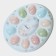 Glass stand for eggs “Bunny”, 24 × 20.6 cm, 10 cells, blue color