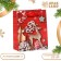 Laminated "New Year Deer" package, 11.5 x 14.5 x 6 cm