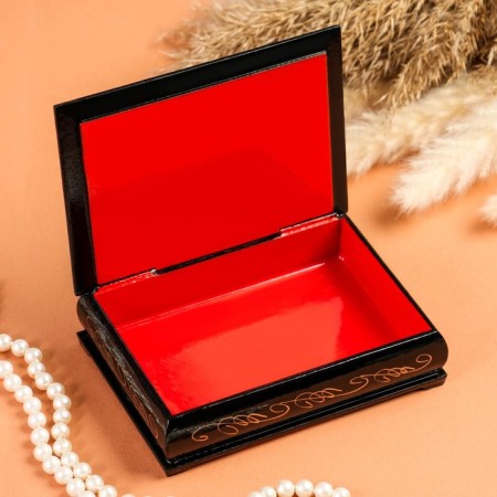 Casket "Summer", 10x14 cm, lacquer miniature-1