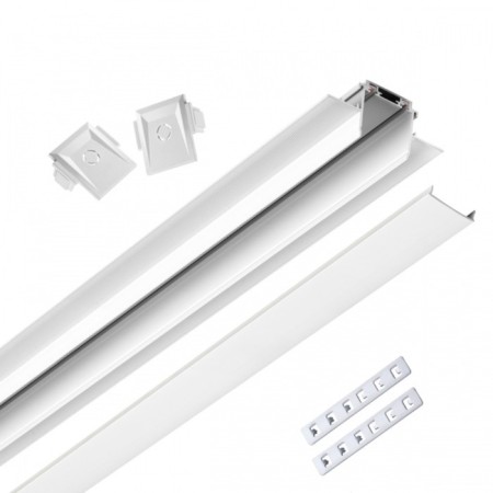 Low -voltage oven for built -in installation in GKL, Novotech length. Smal, 32x1000x65 mm