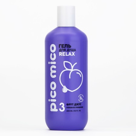 Shower gel, deep cleansing, 400 ml, fra-jus aroma, Pico Mico-1