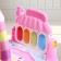 Musical developing rug "Funny animals", pink color
