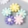 Busina for creativity Plastic "Sunflower" pastel matte mix 1.3x4x4 cm