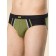 Men's panties, size 50, black, green color, 2 pcs