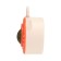 A toy for cats with a cat's mint "rotating cat", 6.9 x 5.5 cm, orange