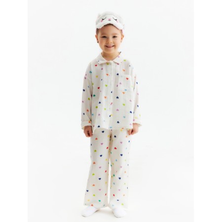 PAZHAMA Children's KAFTAN "Muslin", p. 34 (122-128 cm)-1
