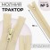 Lightning "Tractor", No. 5, non -proceeding, castle machine, 18 cm, beige color