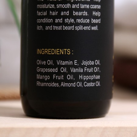 Cosmetic oil for beard and mustache, 120 ml-1
