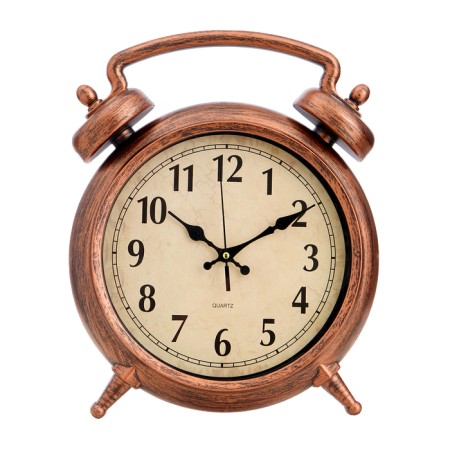 Wall clock, series: interior, "big alarm", smooth move, 38 x 28 cm