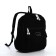 Young backpack from textiles on lightning, 4 pockets, black color