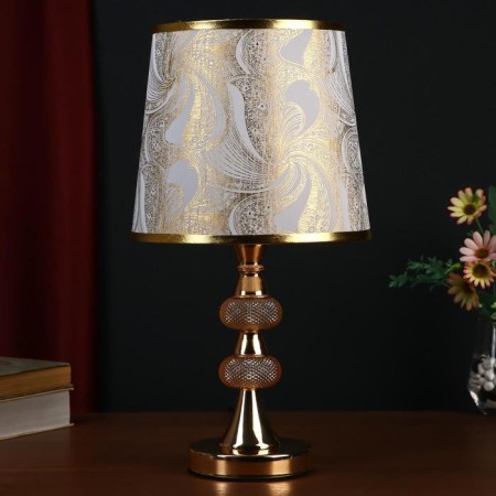 Table lamp 58078/1 E27 40W gold 25x25x40.5cm Risalux