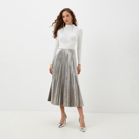 Women's jumper with draping Mist Classic Collection, p. 42, milk-1