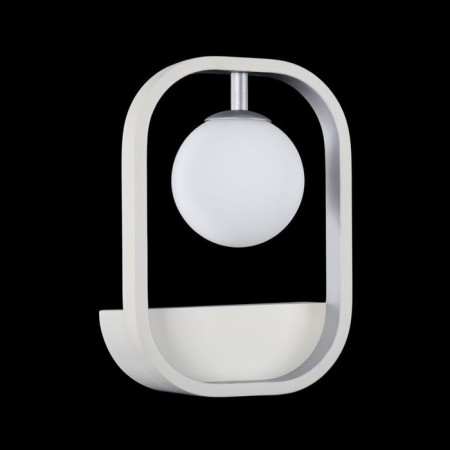 Bra Avola 1x40W G9 White, silver 17.8x7.3x25cm-3