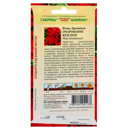 Flocus Flocus "Charm Red", Drummond, O 0.05 g-1