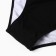 Separate female swimsuit, black color, size 52