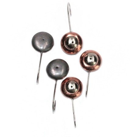 Mormyshka soldering Yaman's eye is perch, weight 2.23 g, nickel, packaging 5 pcs.