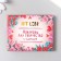 Stickers for creativity "Recognition of love" embossing silver set 48 pcs 9x7x0.8 cm