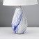 Hand lamp with lampshade Risalux "Andres", E14, 40 W, white-blue, 20 × 20 × 31.5 cm