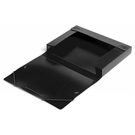 A4, 700 μm elastic band on elastic band, a spine of 40 mm, calligrata, plastic, black, up to 300 sheets-1