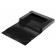 A4, 700 μm elastic band on elastic band, a spine of 40 mm, calligrata, plastic, black, up to 300 sheets