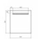 Domino mirror Good Light 65, with backlight, 650x700 mm