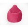 Medical pear chair, size 120x70 cm, raspberry color, velor