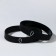 Silicone bracelets "Demetrons" Infinity, Black and white color, 18.20 cm