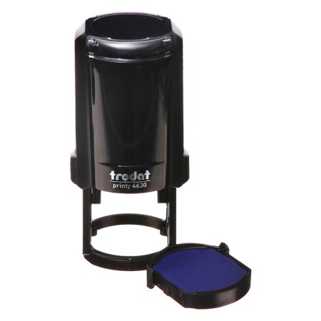 Equipment for round printing automatic Trodat Printy 4630, diameter 30 mm, lid, black body-2